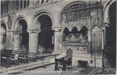 um 1910/20 - England, St. Bartholomew, the great, prior rahere´s tomb.
