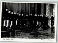 Ural Kosaken Chor Dirigent A. Scholuch Musikgruppe Foto AK