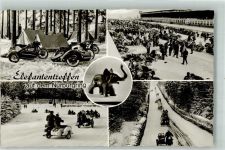 W5488 Adenau Elefantentreffen im Winter Motorrad mit Beiwagen Nürburgring