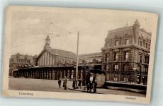 59200 Tourcoing 1916 Foto AK Bahnhof Feldpost WK I XIX.Armeekorps