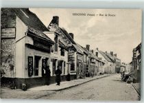 02150 Sissonne 1915 - Rue de Roucy Papeterie Feldpost Nr. 78