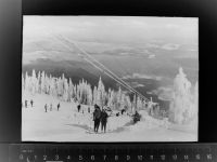 94252 W8371 Bayerisch Eisenstein GLASNEGATIV Skilift
