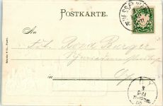 87645 W8959 Neuschwanstein 1900 Prägedruck Schloss Neuschwanstein
