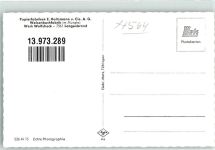 76596 W7564 Langenbrand , Murgtal Foto AK Papierfabriken Holtzmann u. Cie. Werk Wolfsheck
