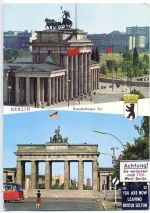 10115 W1000 Berlin 1966 - Berlin: Brandenburger Tor, Wappen,Hans Andres