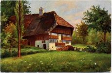 Bauernhaus,Adolf Klauß & Co. Kunst um 1910/20