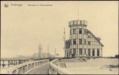 um 1910/20 - Zeebrugge: Wachpost en Stuurmanshuis,Ern. Thill