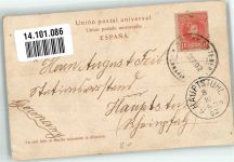 Santa Cruz de Tenerife 1902 Gebrauchsspuren Hafen