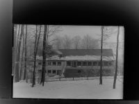 63879 W8751 Rohrbrunn GLASNEGATIV Rasthaus im Spessart