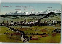 82362 W8120 Weilheim i. OB 1916 Künstlerkarte eug. Felle Isny