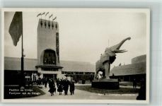 Kinshasa Léopoldville Foto AK Ausstellung Pavillon de Congo Brüssel 1935