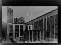 35745 W6348 Herborn , Hess GLASNEGATIV Neue Kath. Kirche