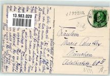 88175 W8999 Scheidegg , Allgäu 1917