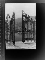 36364 W6427 Bad Salzschlirf GLASNEGATIV Blick aus der Mariengratte
