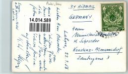 Lahore 1958 Foto AK Moschee Fort Ort handschriftlich