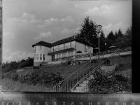 33039 W3493 Nieheim GLASNEGATIV Hotel Berghof