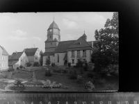 35576 W6330 Dutenhofen , Kr Wetzlar GLASNEGATIV Ev. Kirche
