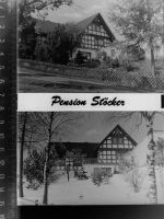 57319 W5920 Wingeshausen GLASNEGATIV Pension Stöcker