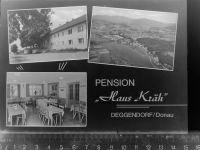 94469 W8360 Deggendorf GLASNEGATIV Pension Haus Kräh