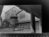 53949 W5377 Kronenburg ü. Blankenheim, Eifel GLASNEGATIV Innenhof