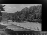 53945 W5378 Blankenheim , Ahr GLASNEGATIV Schwimmbad