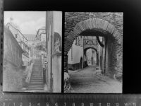 56814 W5591 Beilstein , Mosel GLASNEGATIV 2 Stück
