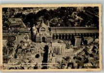Antwerpen Anvers Foto AK Fliegeraufnahme Zentral- Bahnhof