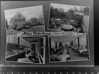 47495 W4134 Orsoy , Niederrhein GLASNEGATIV Altes Fährhaus
