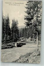 6580 St. Anton am Arlberg Foto AK Fritzbrücke Rosanaschlucht