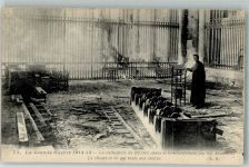 51100 Reims Foto AK WK I Kirche nach der Bombadierung