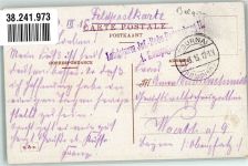 Peruwelz 1915 Foto AK Feldpost WK I Landst.Inf.Baon Regensburg II. q.Komp.