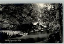 01855 O8361 Hinterhermsdorf Foto AK Gasthaus Obere Schleuse Sächs. Schweiz