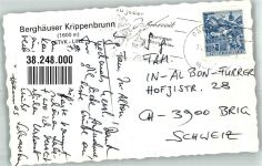 Krippenstein Foto AK Gasthaus Berghäuser Krippenbrunn