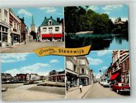 8331 Steenwijk Foto AK Auto Straße Geschäft
