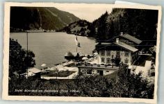 6672 Nesselwängle 1937 Foto AK Hotel Alpenhof Haldensee