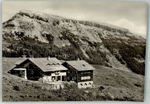 Schwarzwasserhütte Foto AK Hüttenstempel