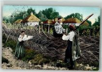 Donezk 1909 Foto AK Tracht Kleinrussland
