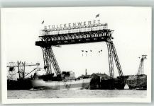 W2000 Hamburg Bockkran der Stülckenwerft Werft Foto AK