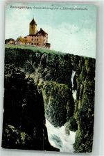 Schneegruben Baude 1909 Foto AK Riesengebirge