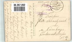 51600 Sommepy-Tahure 1917 Foto AK Feldpost WK I Trümmmer Straßenbild