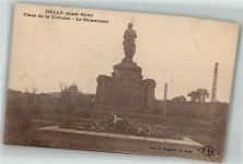 90100 Delle 1927 Foto AK Kriegerdenkmal Place de la Victoire