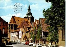 21335 W2120 Lüneburg Foto AK Kirche Auto