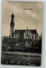 51490 Pontfaverger-Moronvilliers Foto AK Kirche