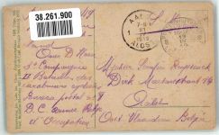 47533 W4190 Kleve , Niederrhein 1919 Gebrauchsspuren Lohengrin Denkmal