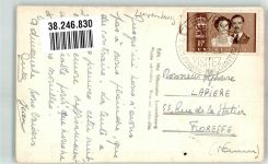 Clerf Clervaux 1955 Foto AK Kirche L´Abbaye