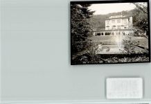 32105 W4902 Bad Salzuflen FOTO KEINE AK Haus Duisburg Garten Wasserfontaine