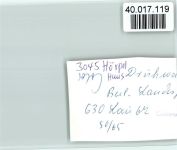 29646 W3045 Hörpel FOTO KEINE AK Berl. Landesjugendheim Haus Druhwald