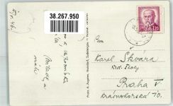Lazne Libverda Bad Liebwerda 1946 Foto AK Gasthaus Riesenfass-Baude