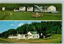 Quebec Foto AK Auto Gasthaus Motel du Repos Ort lt. Verlag
