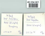 32105 W4902 Bad Salzuflen FOTO KEINE AK Hotel Schwaghof Empfang